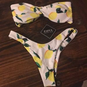 Brand new zaful lemons bikini
